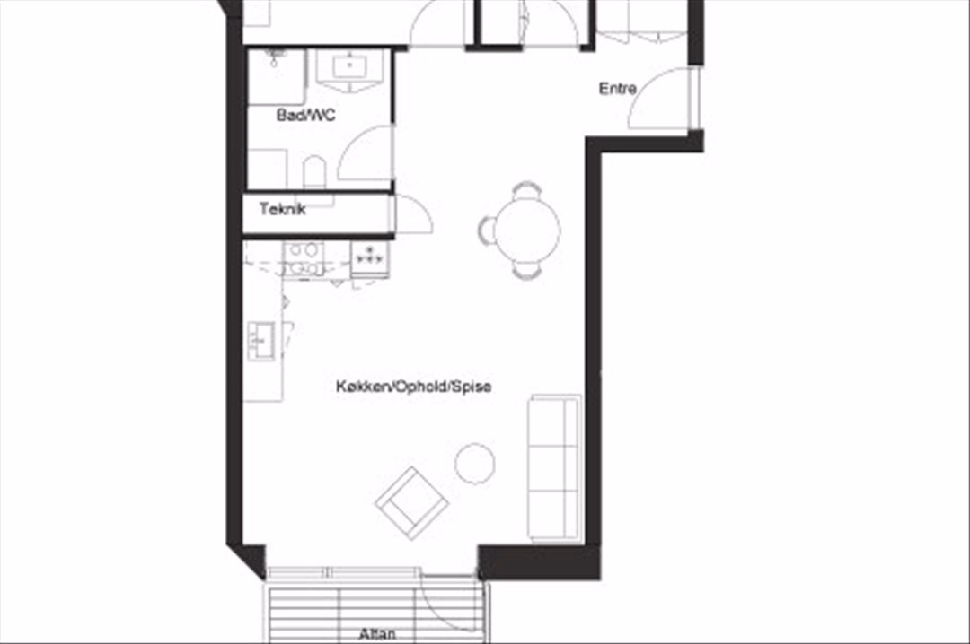 Billede 1 fra lejemålet på Østerlunden 12 st 1, 5000 Odense C