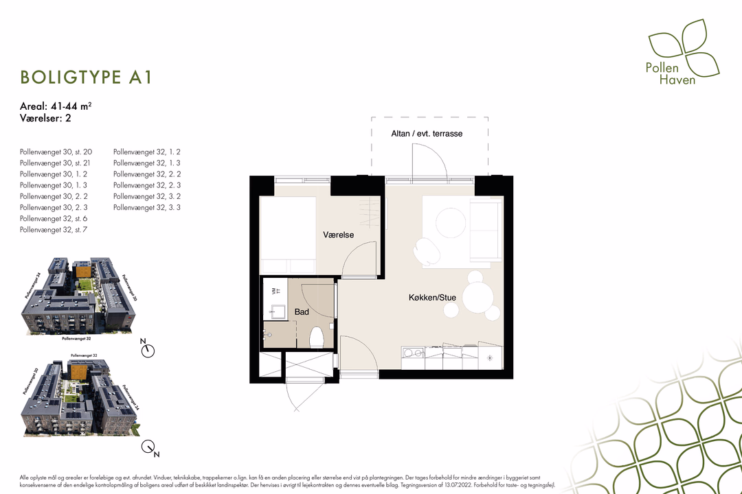 Billede 1 fra lejemålet på Pollenvænget, 8381 Tilst