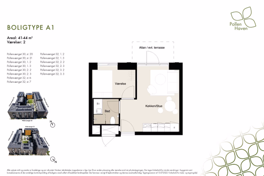 Billede fra lejemålet på Pollenvænget, 8381 Tilst