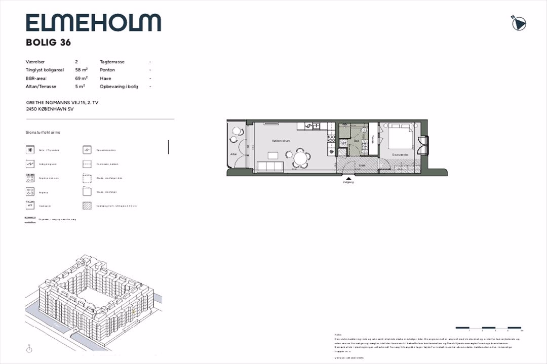 Billede 1 fra lejemålet på Grethe Ingmanns Vej 15, 2450 København SV