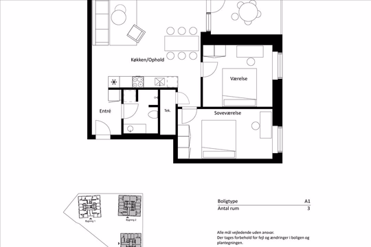 Billede fra lejemålet på Gartnerbyen 6 2 2, 5200 Odense V